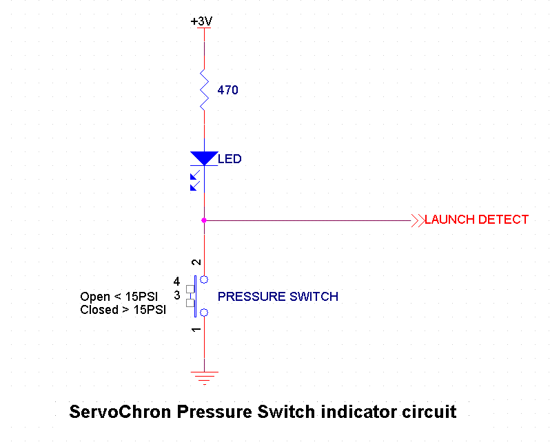 Pressure Indicator Circuit for ServoChron and ServoChron 2.
