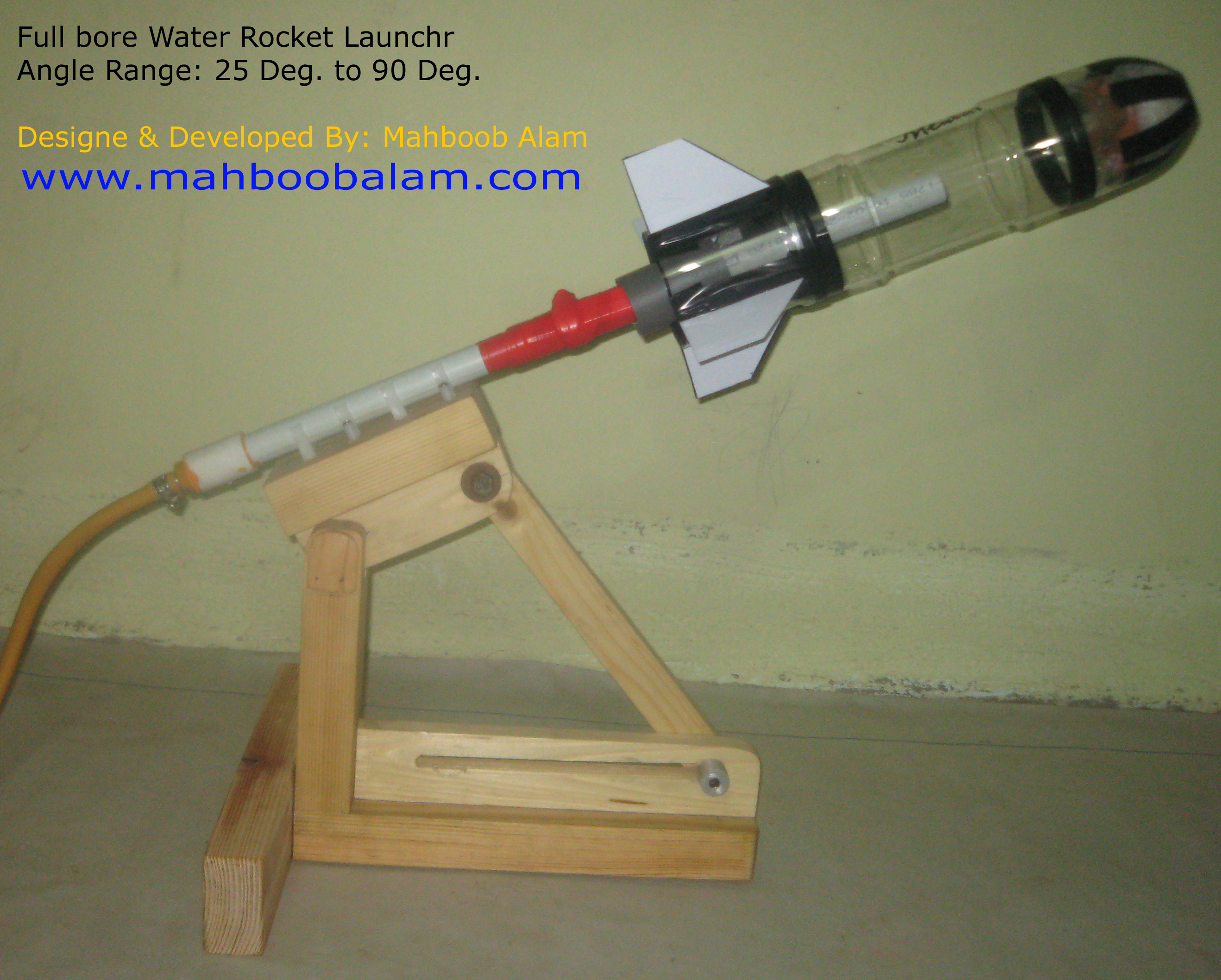 Full bore Water Rocket Launcher