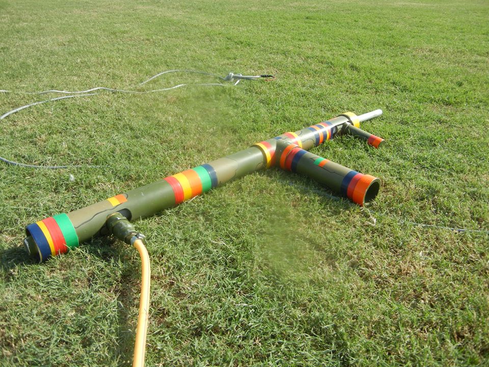 On Hand Flight Water Rocket Launcher by Mahboob Alam