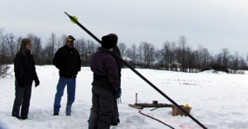 The Team Preparing for a winter launch.